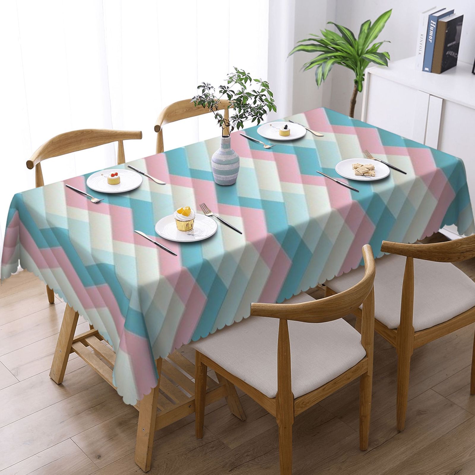 Square lace tablecloth 54x72in