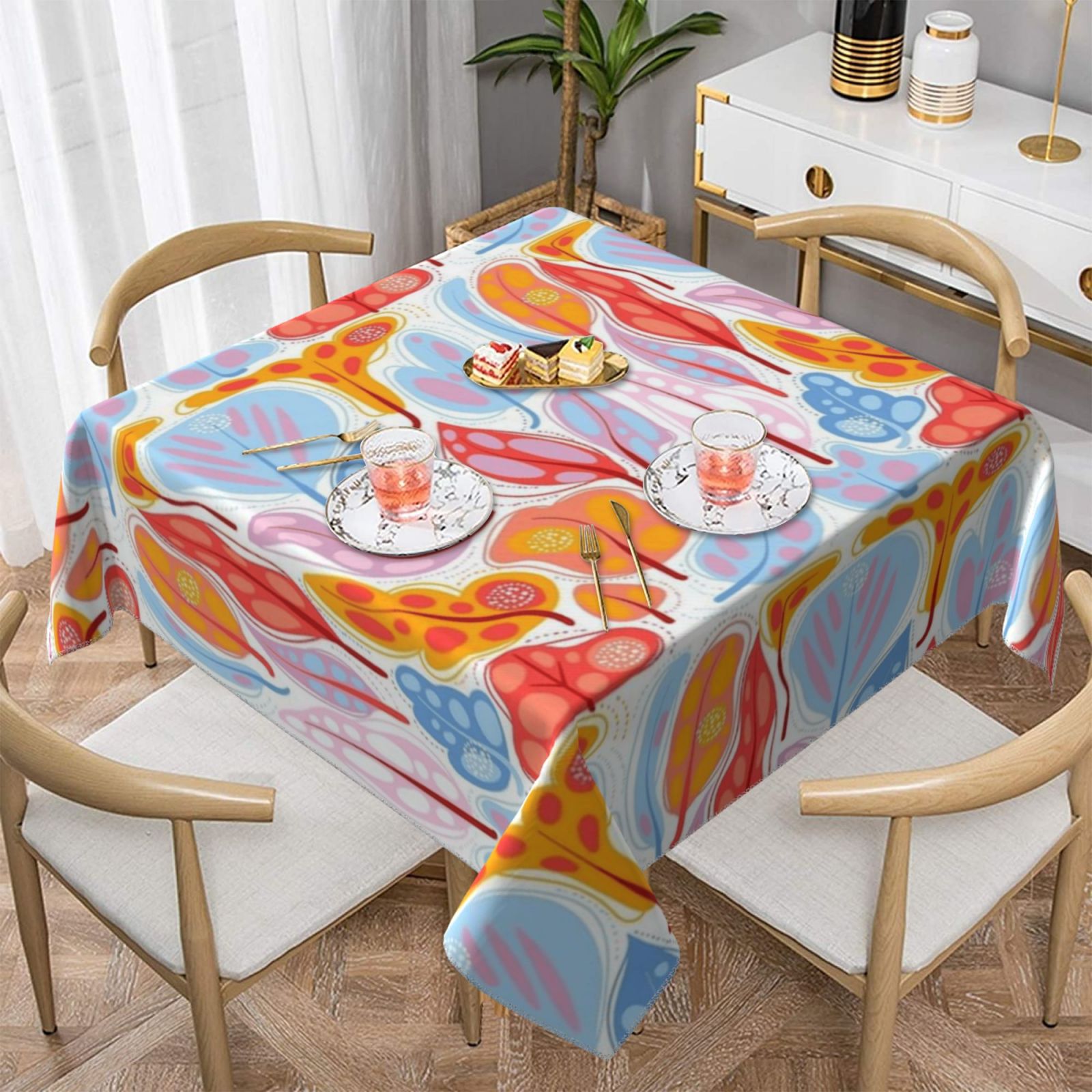 Square tablecloth 55in