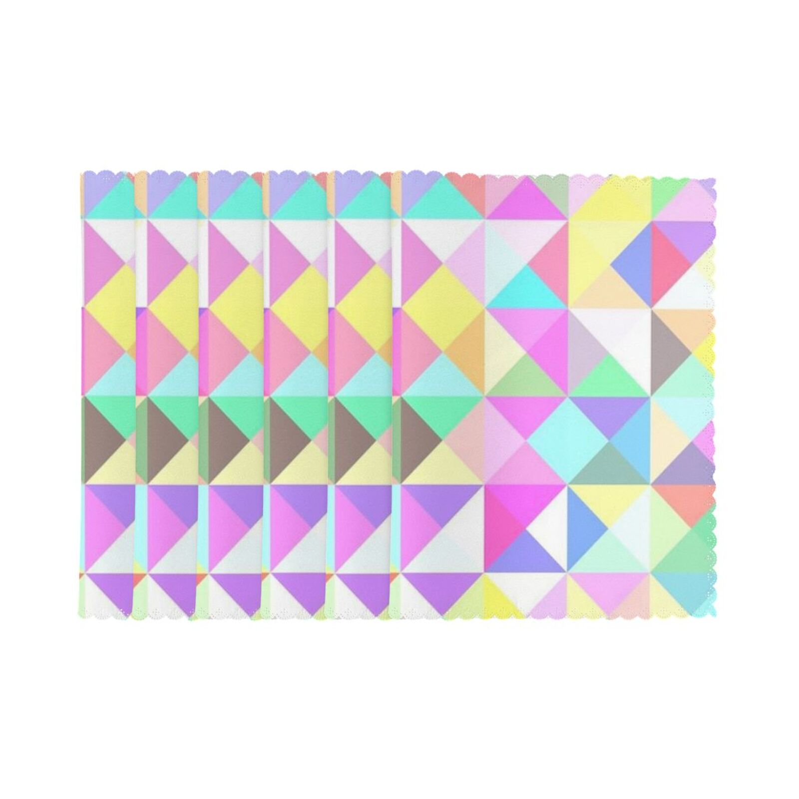 Oil-proof and heat-insulating plate mat 12x18in (6 pieces)