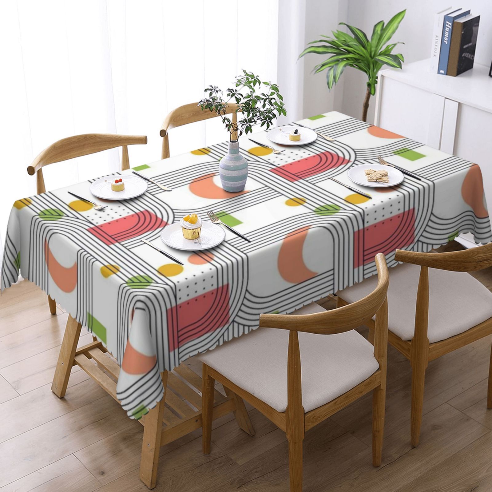 Square lace tablecloth 54x72in