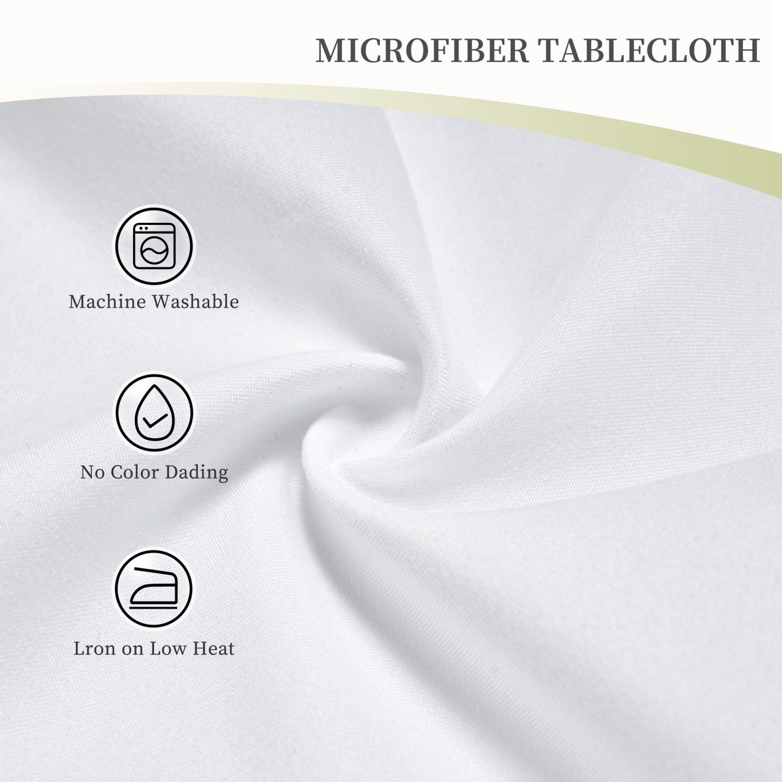 Square tablecloth 55in