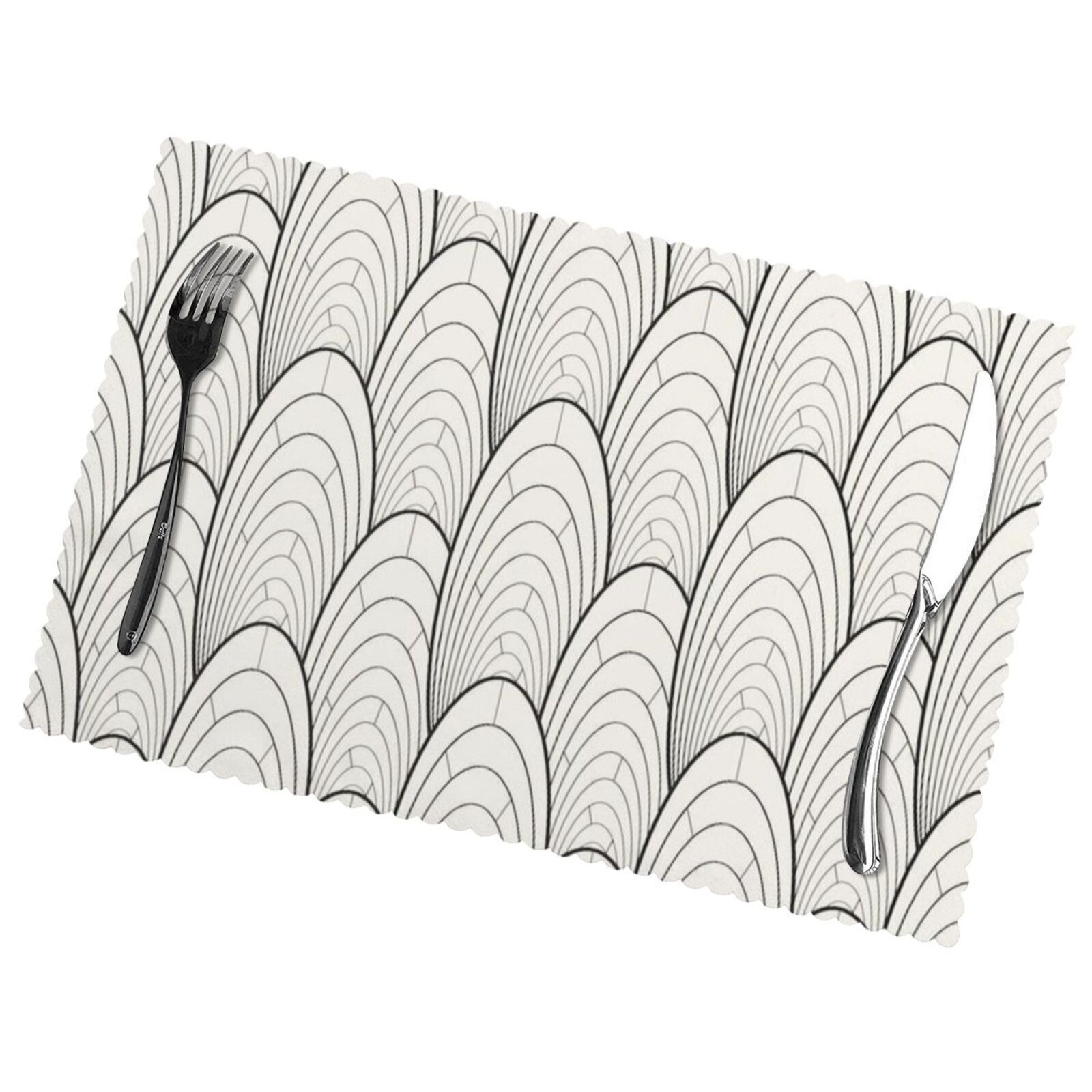 Oil-proof and heat-insulating plate mat 12x18in (6 pieces)