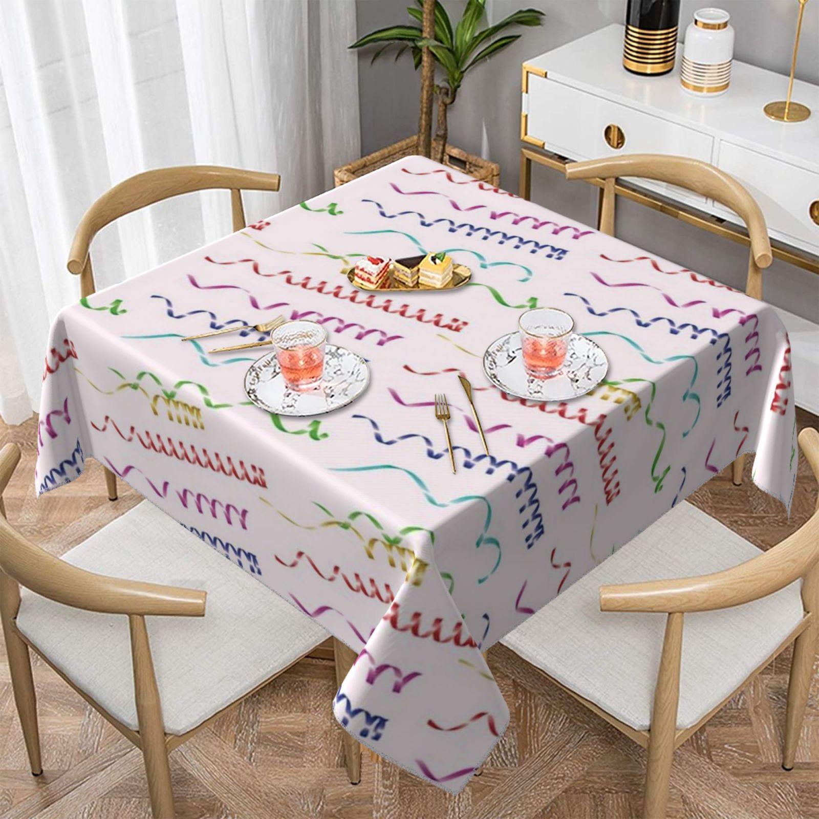 Square tablecloth 55in