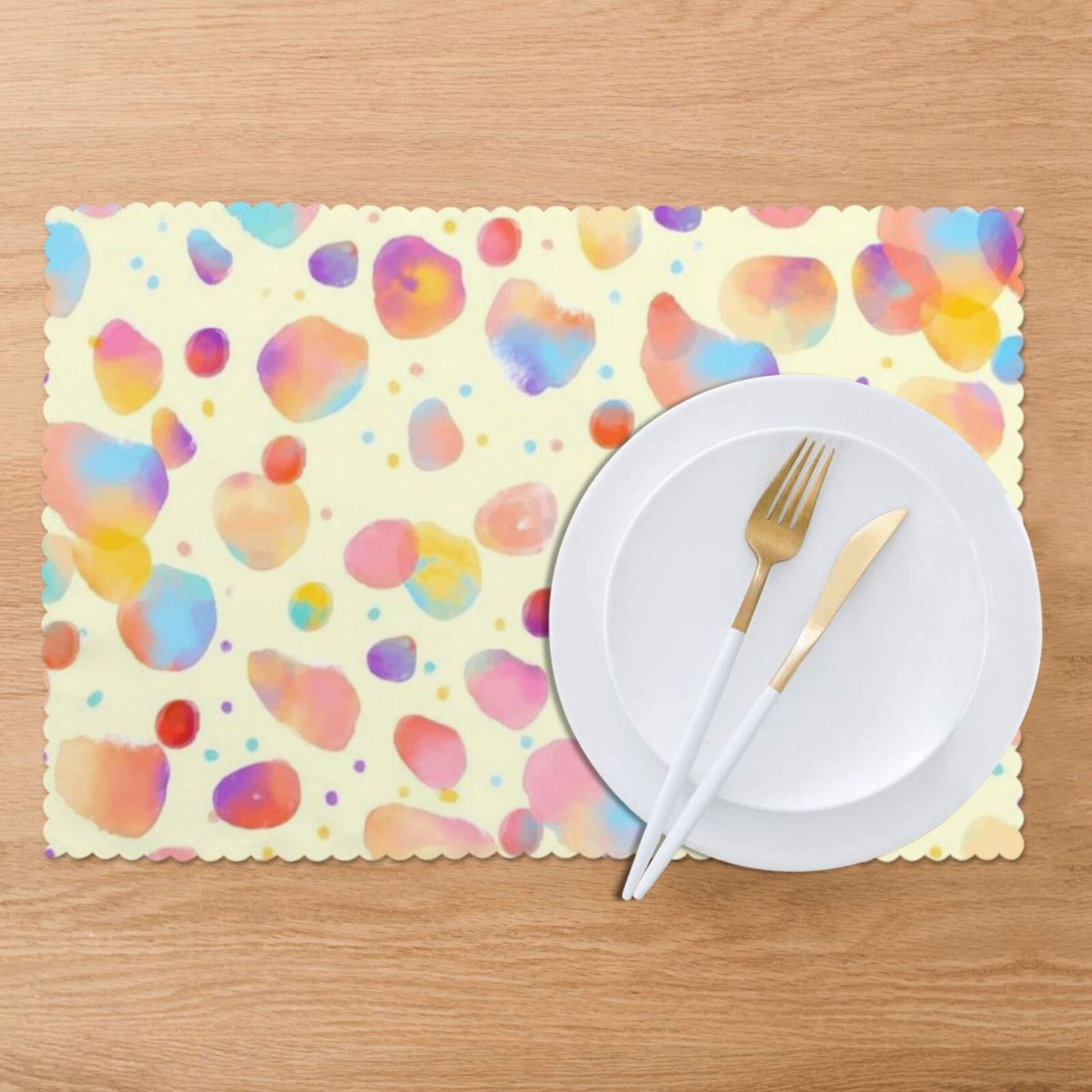 Oil-proof and heat-insulating plate mat 12x18in (6 pieces)