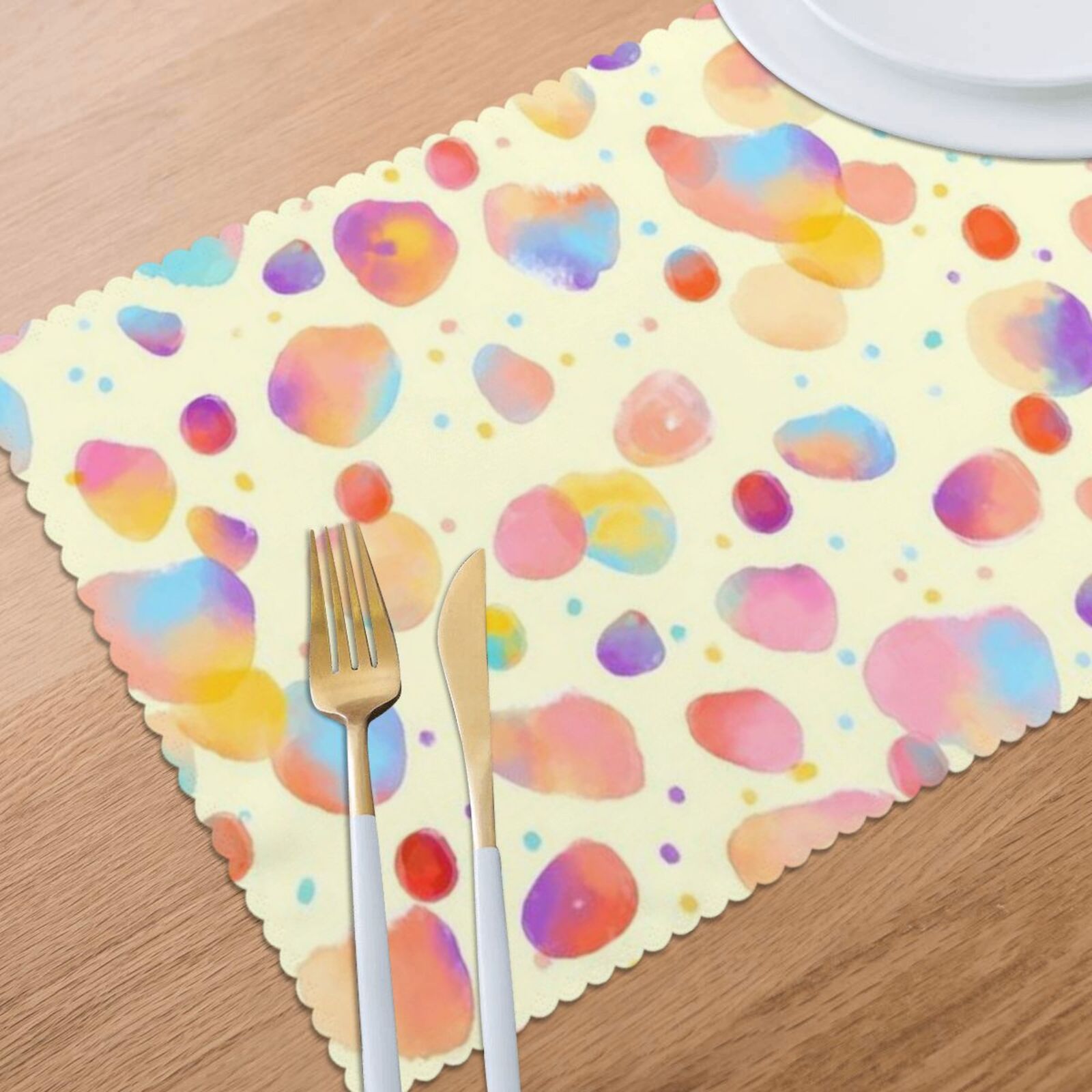 Oil-proof and heat-insulating plate mat 12x18in (6 pieces)