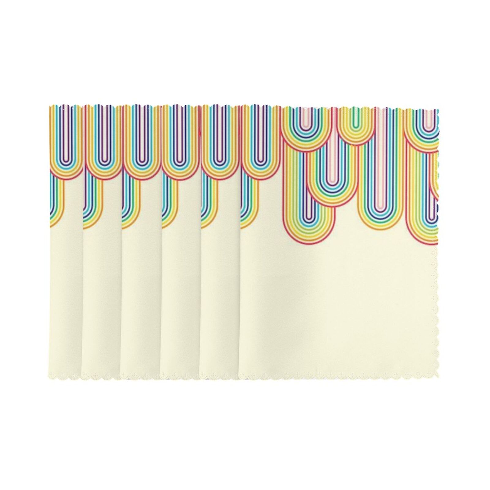 Oil-proof and heat-insulating plate mat 12x18in (6 pieces)