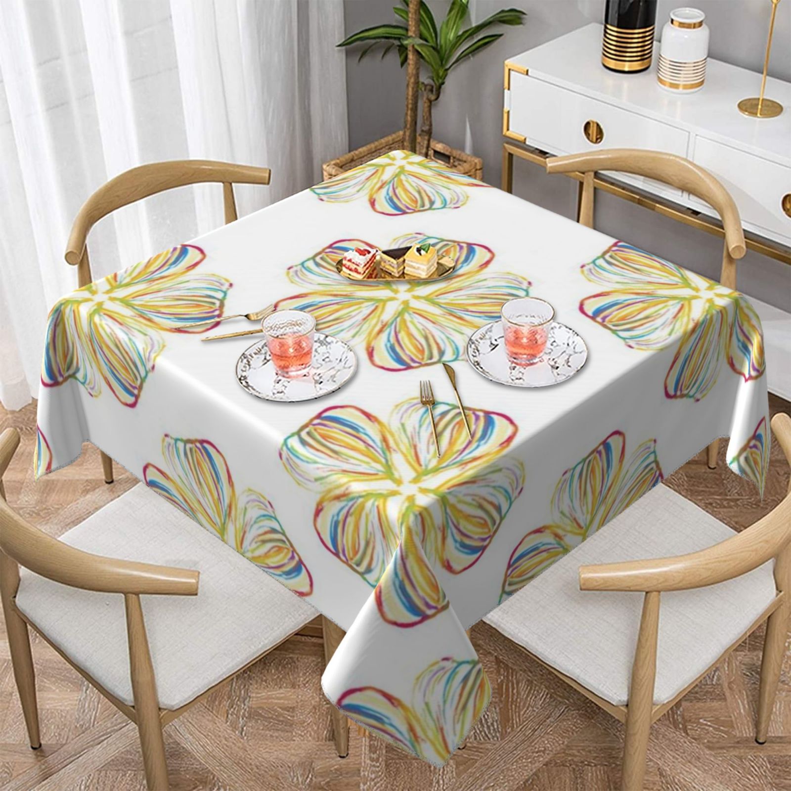 Square tablecloth 55in