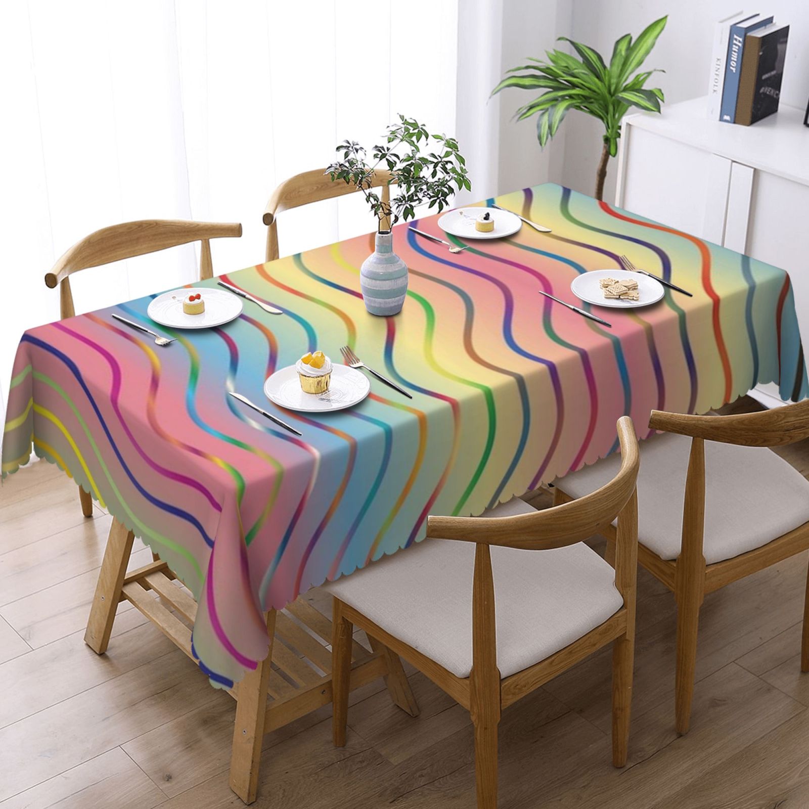 Square lace tablecloth 54x72in