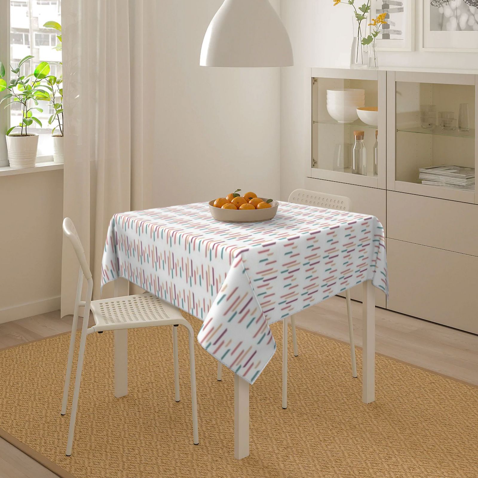 Square tablecloth 55in