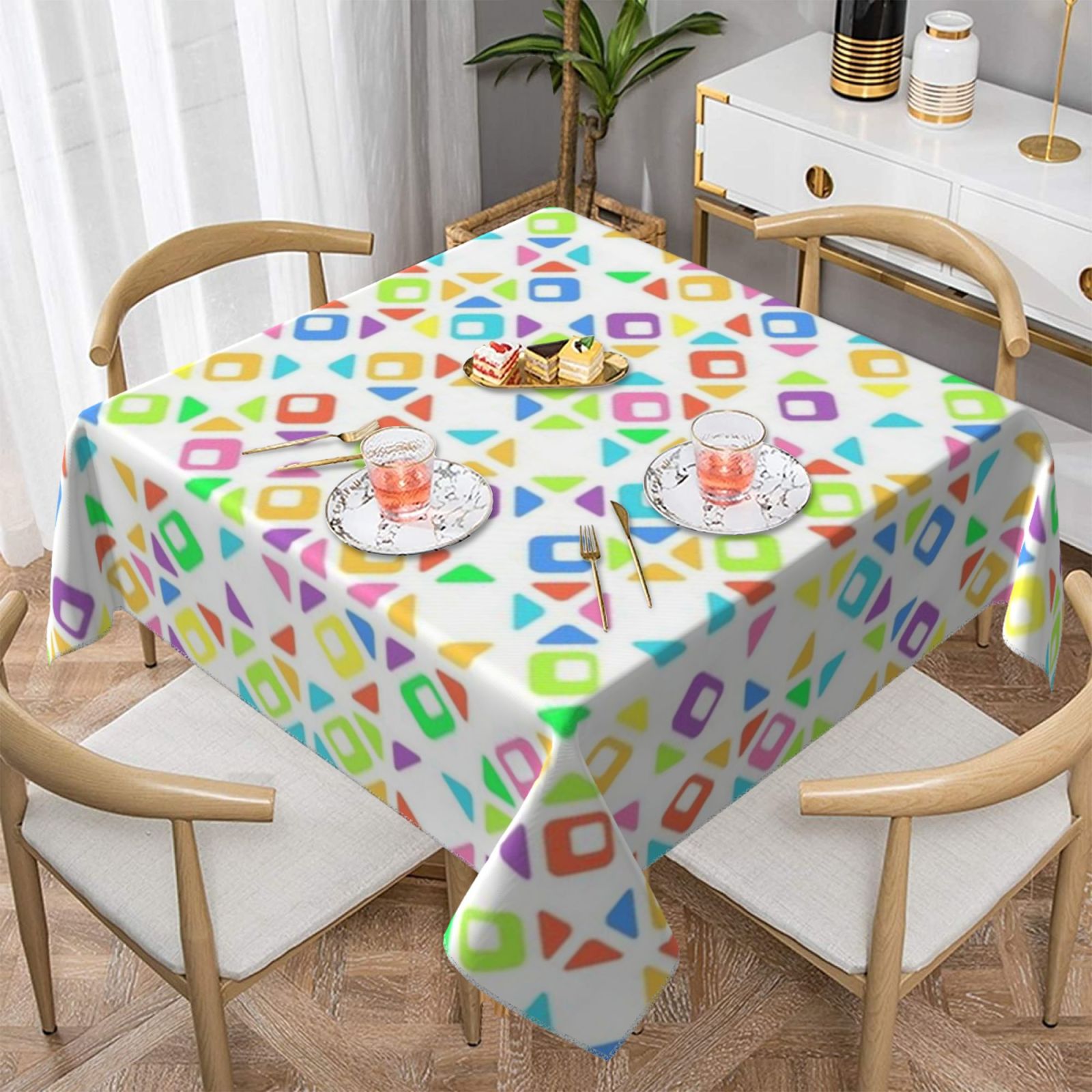 Square tablecloth 55in