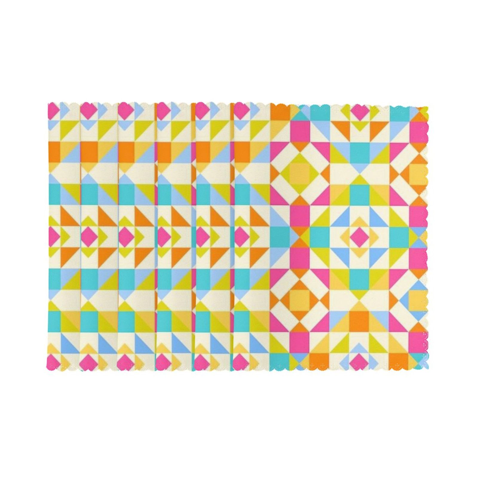 Oil-proof and heat-insulating plate mat 12x18in (6 pieces)