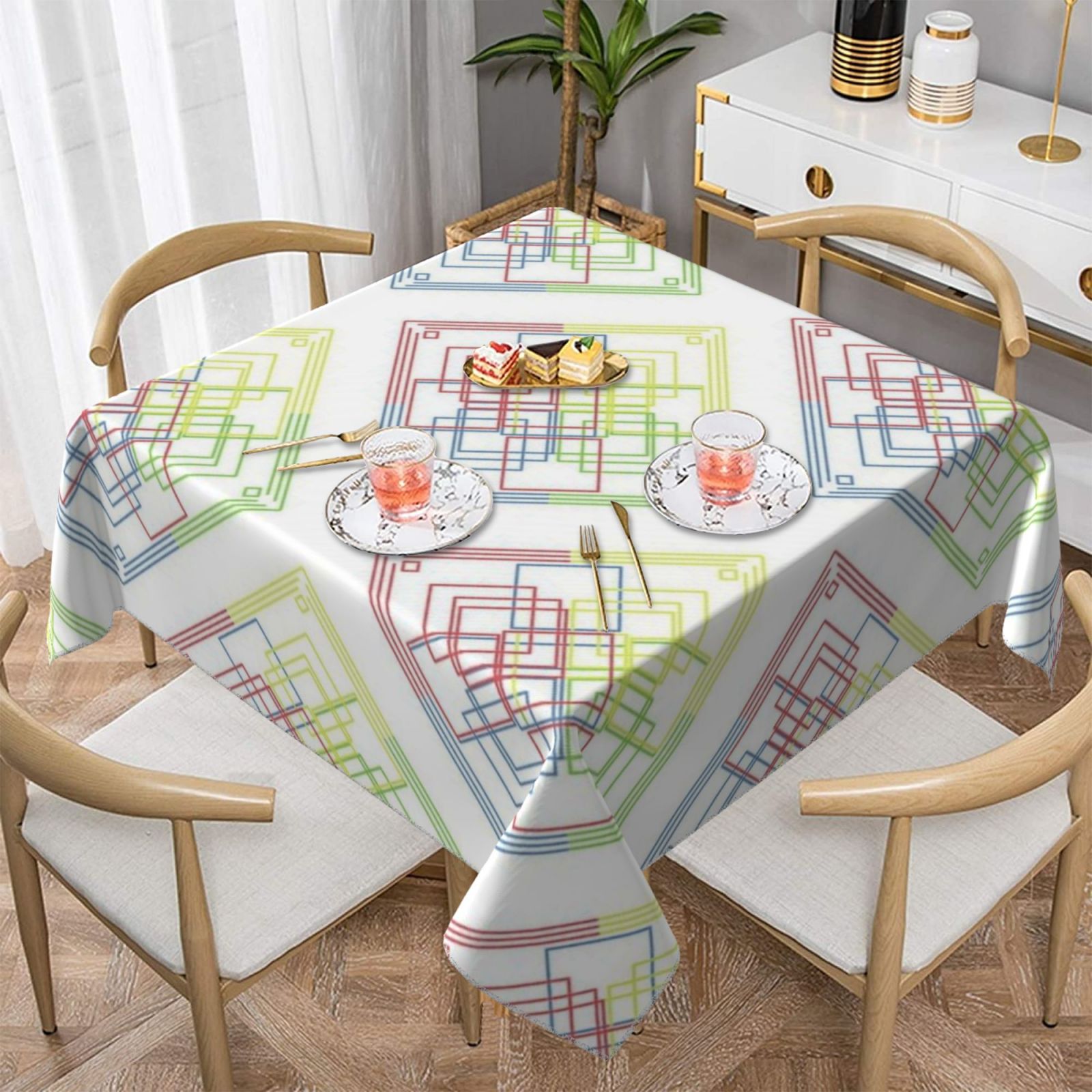 Square tablecloth 55in