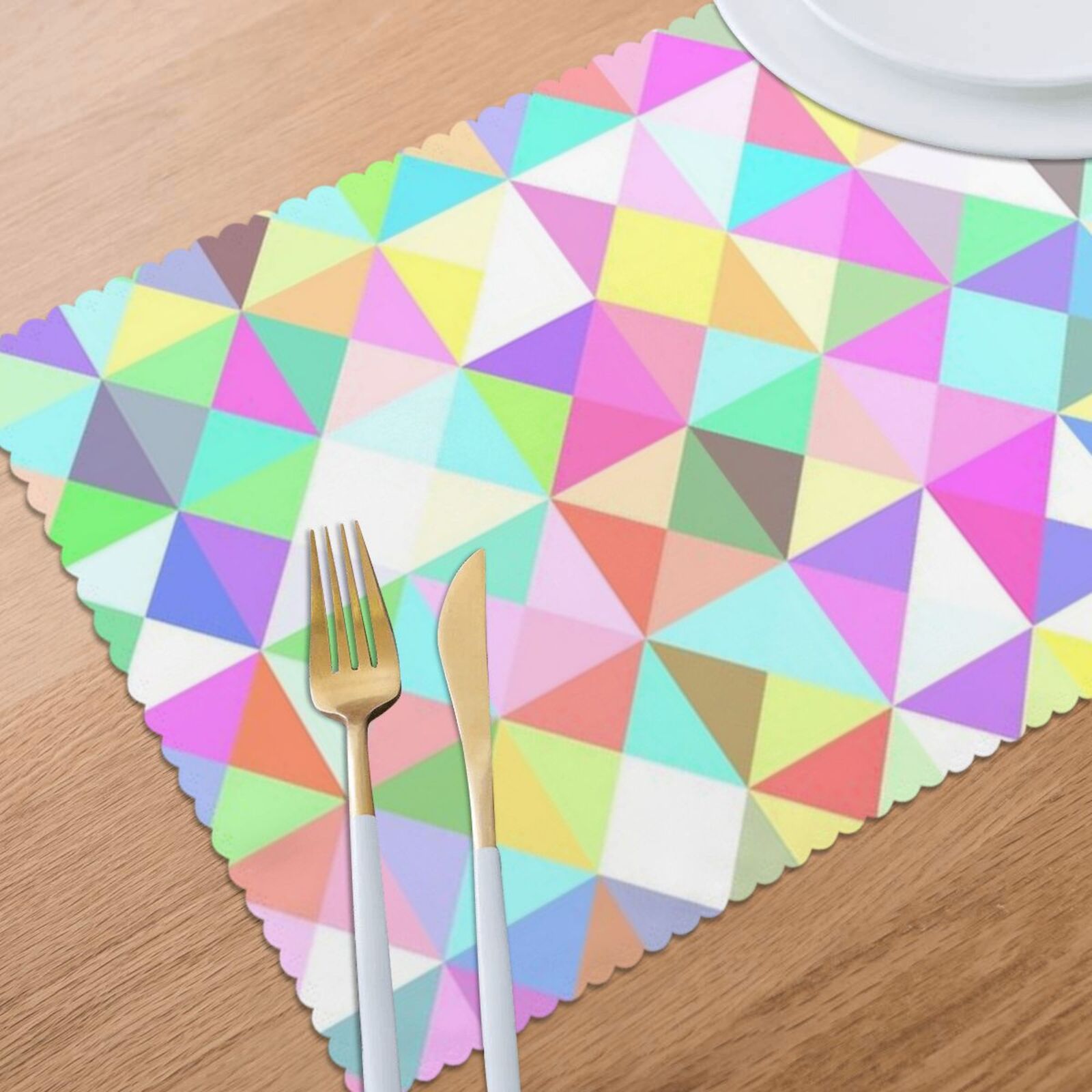 Oil-proof and heat-insulating plate mat 12x18in (6 pieces)