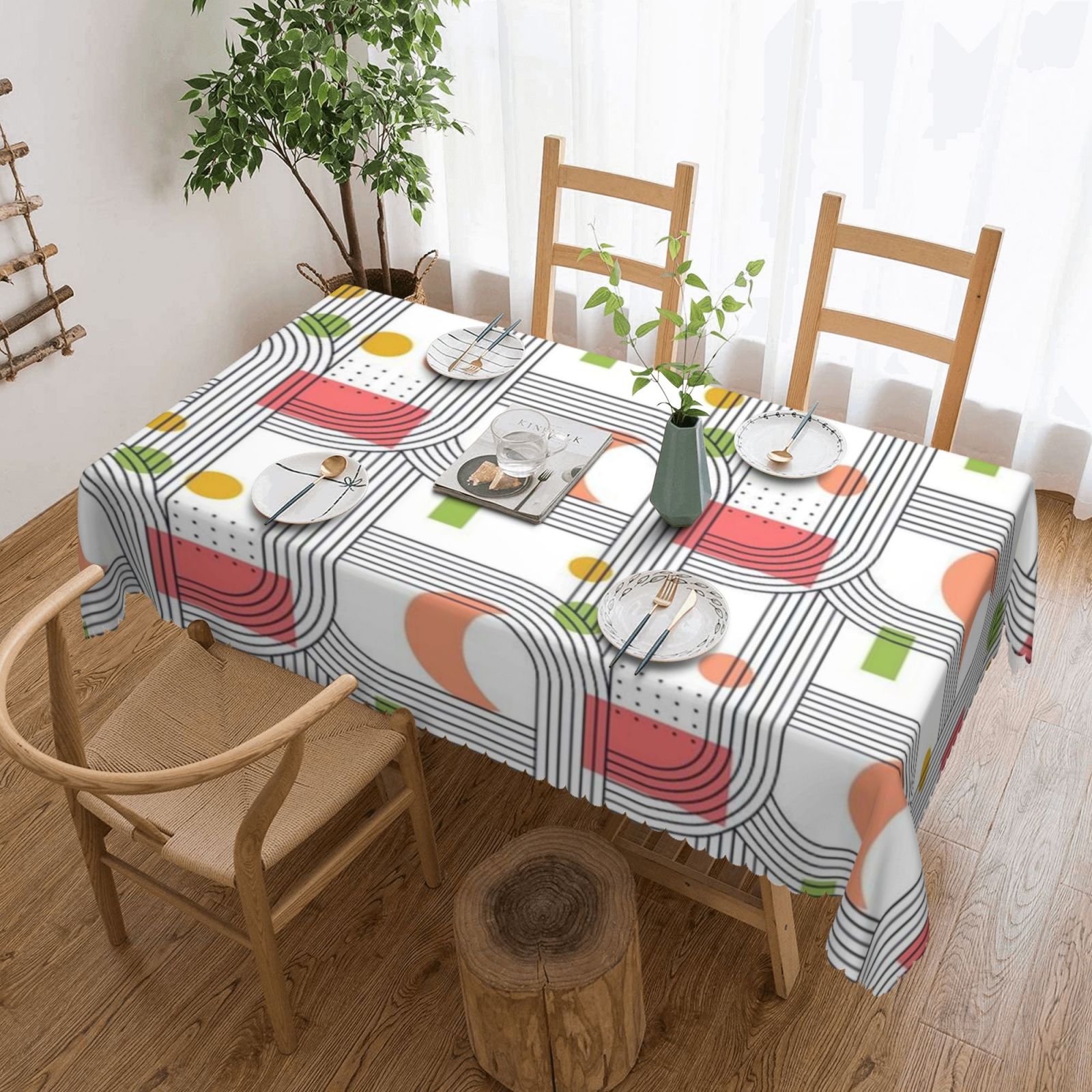 Square lace tablecloth 54x72in