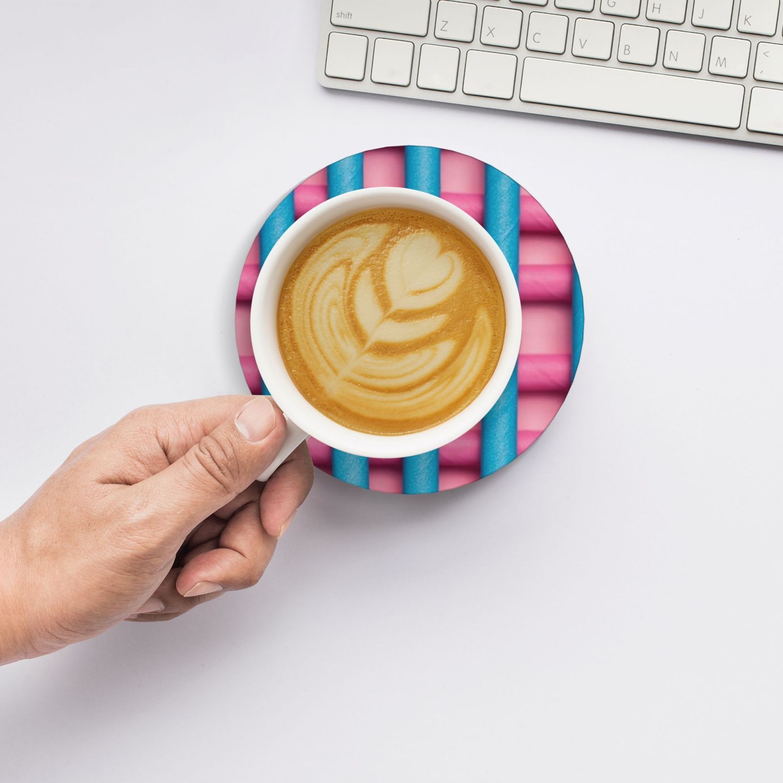 Ceramic coasters 6-pack