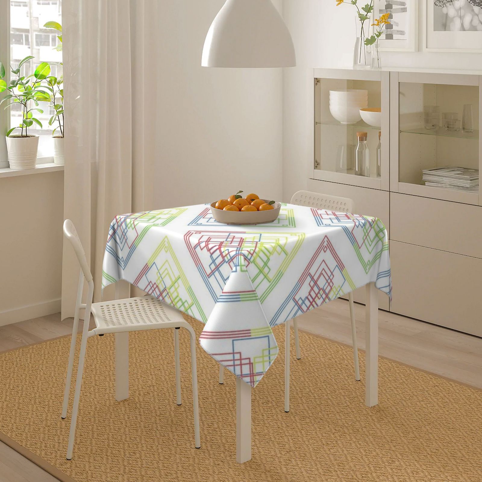 Square tablecloth 55in