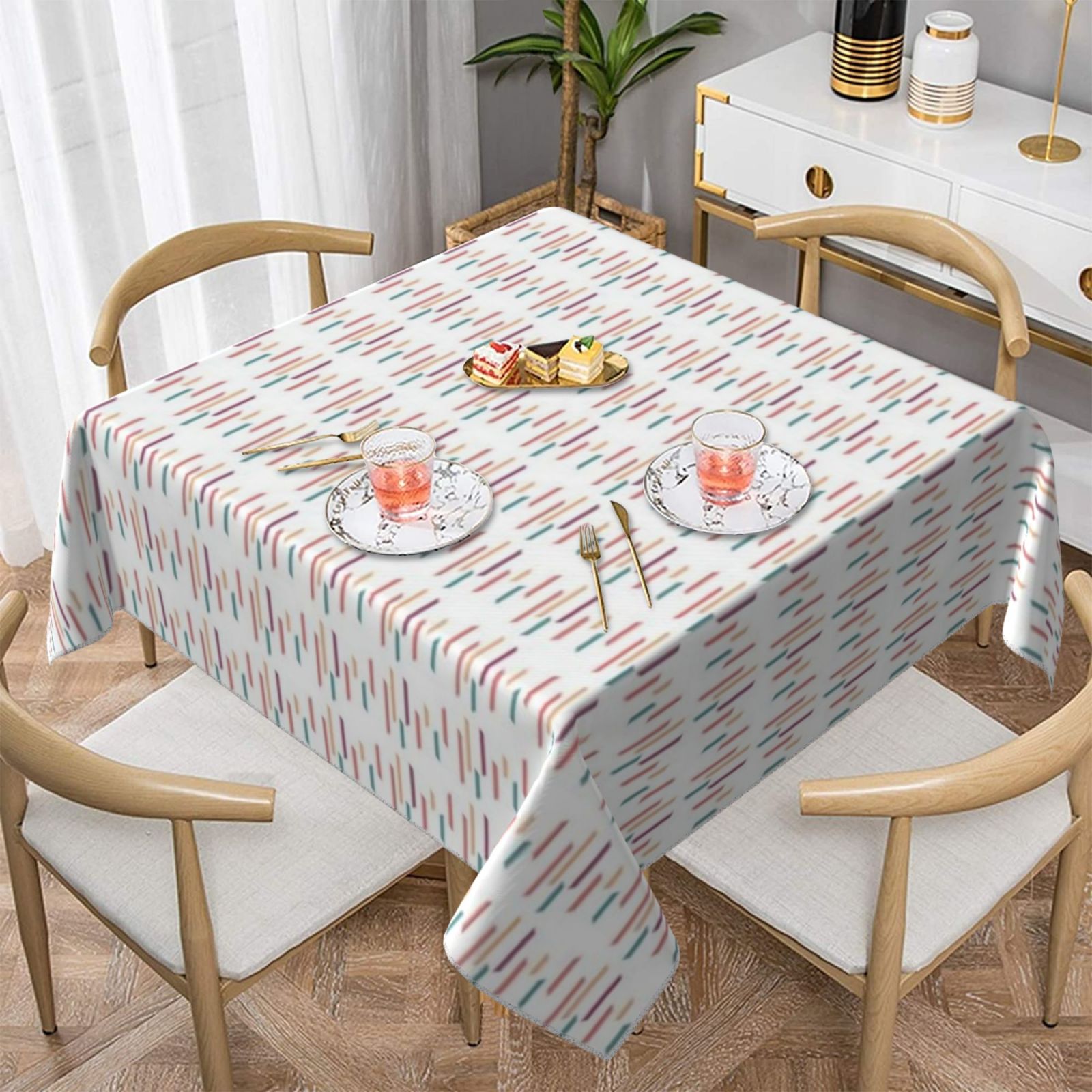 Square tablecloth 55in