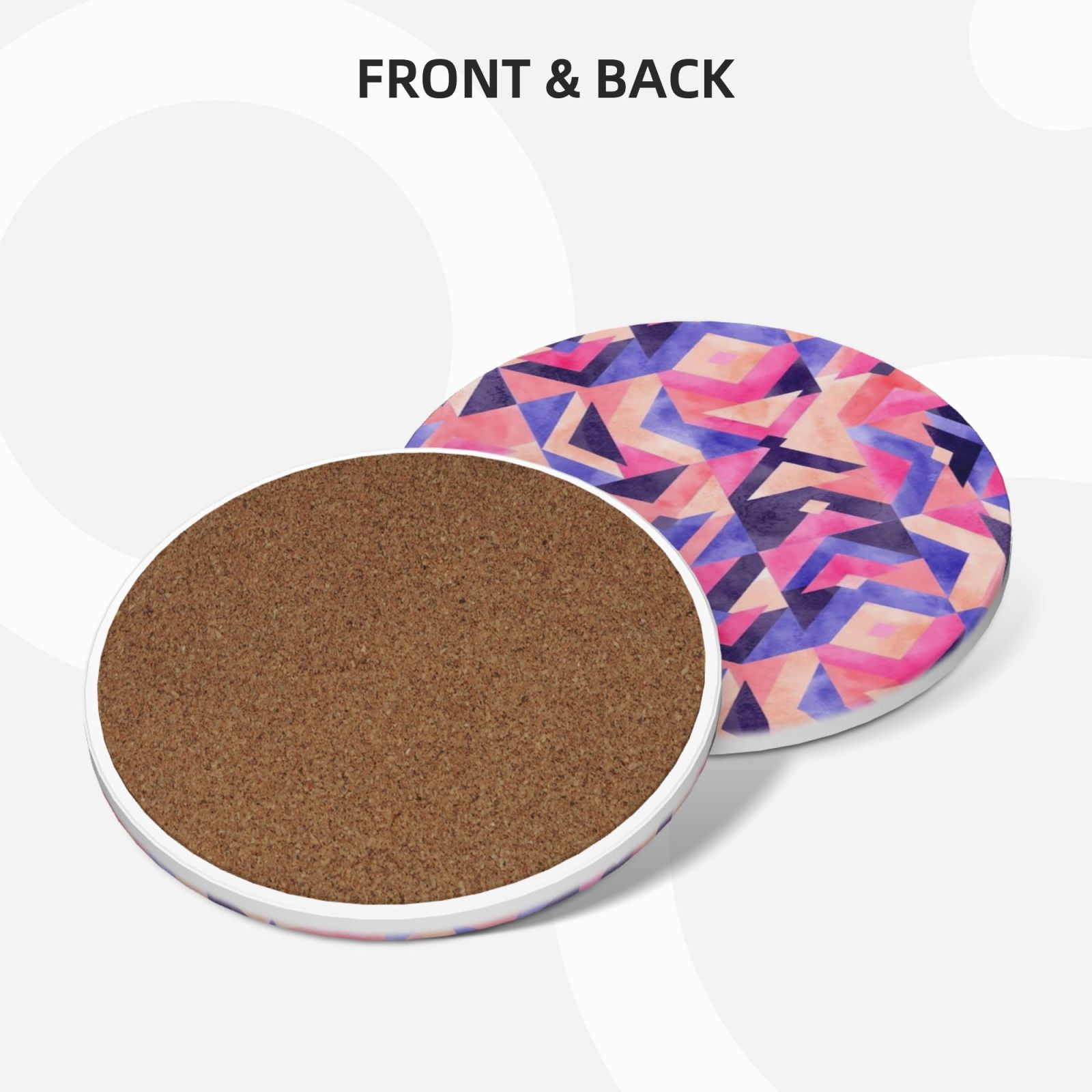 Ceramic coasters 6-pack