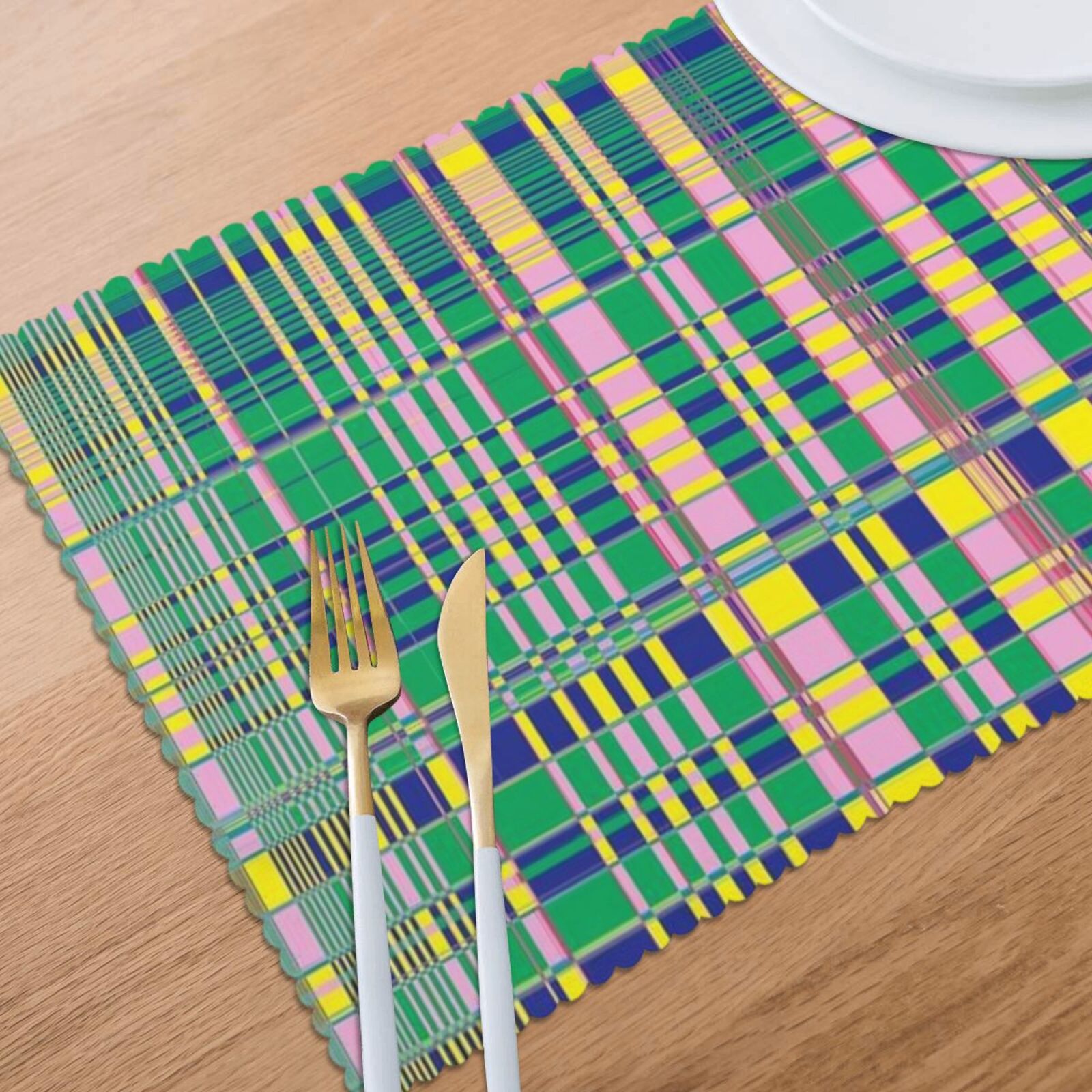 Oil-proof and heat-insulating plate mat 12x18in (6 pieces)