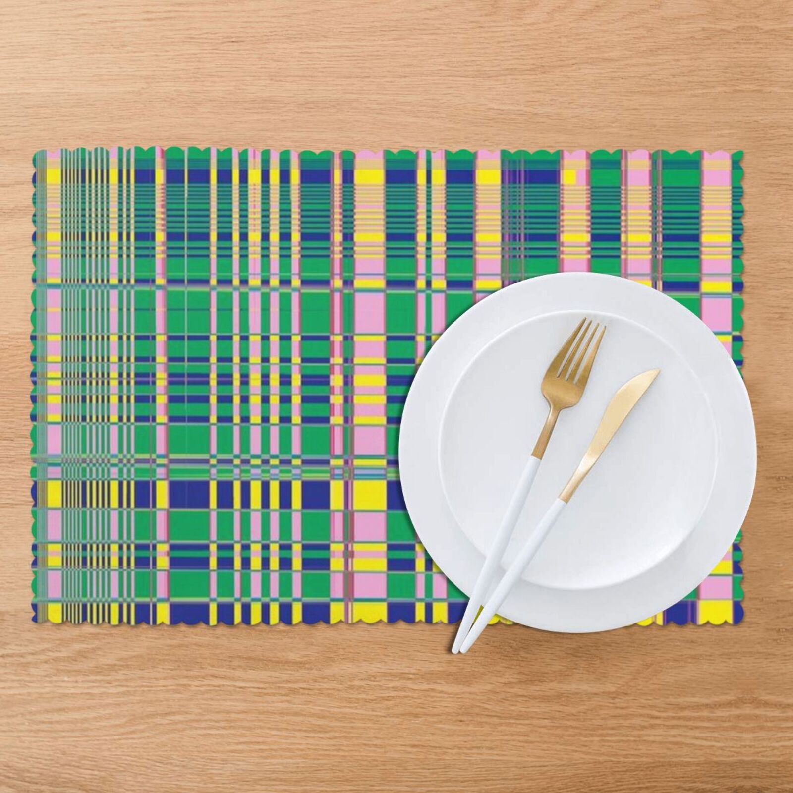 Oil-proof and heat-insulating plate mat 12x18in (6 pieces)