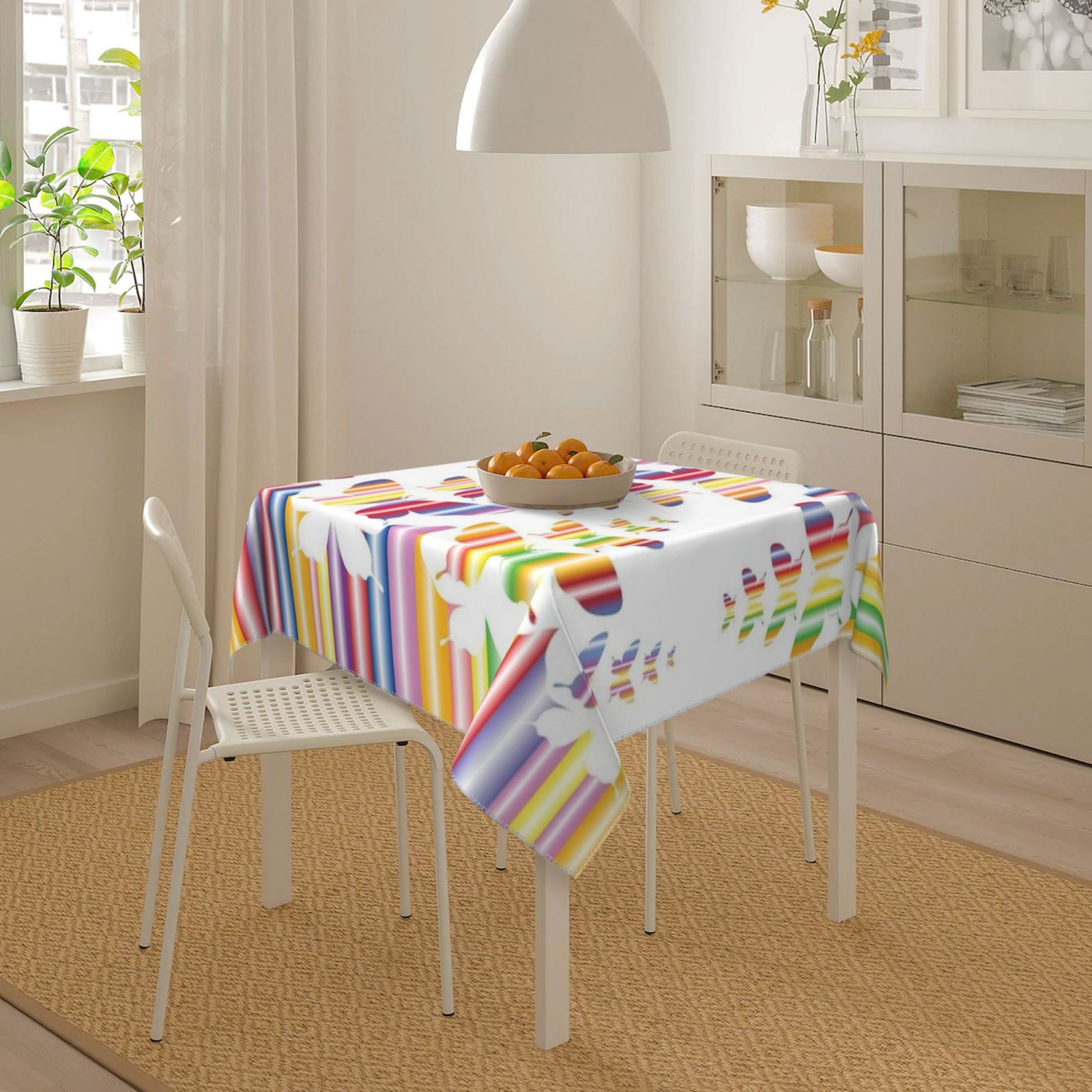 Square tablecloth 55in