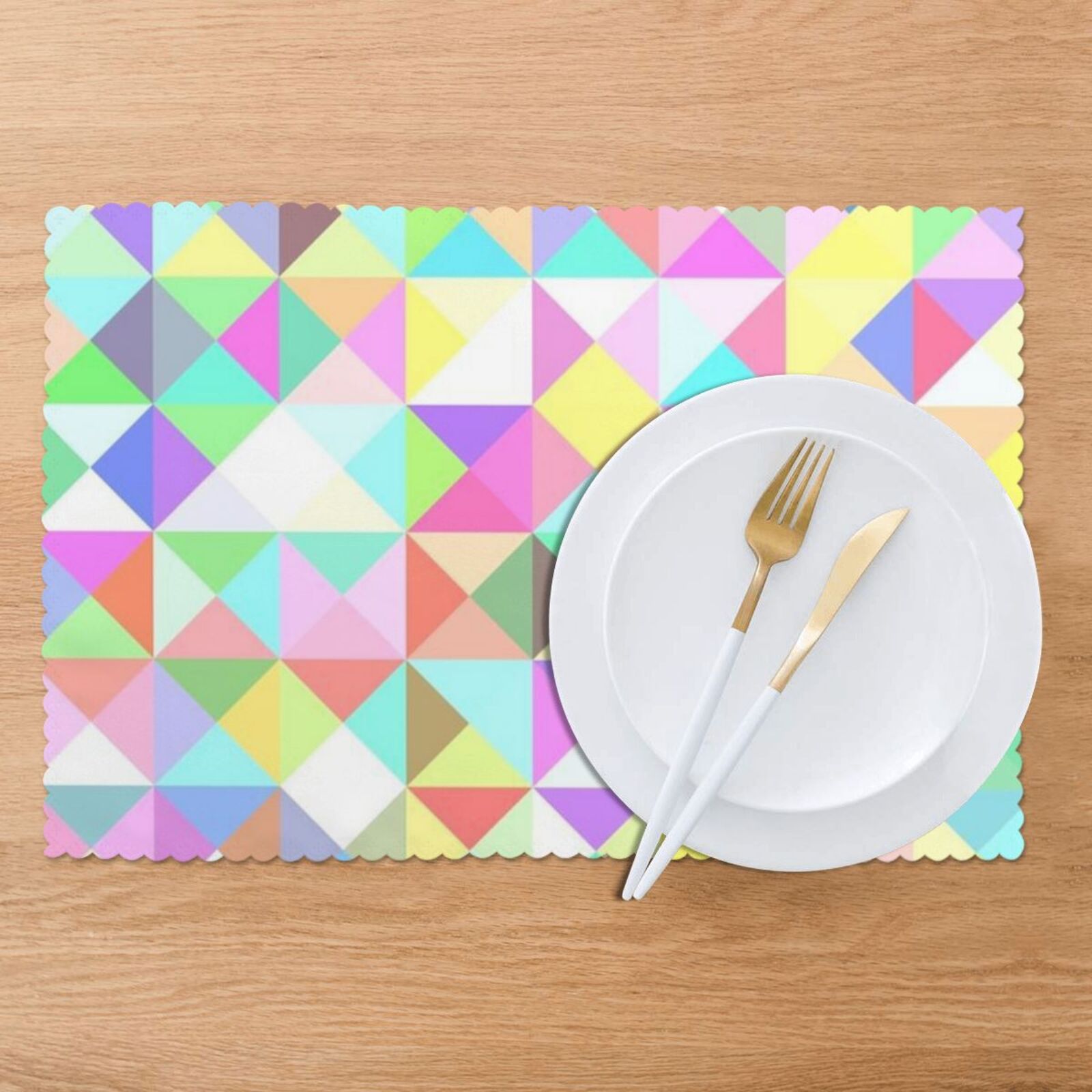 Oil-proof and heat-insulating plate mat 12x18in (6 pieces)