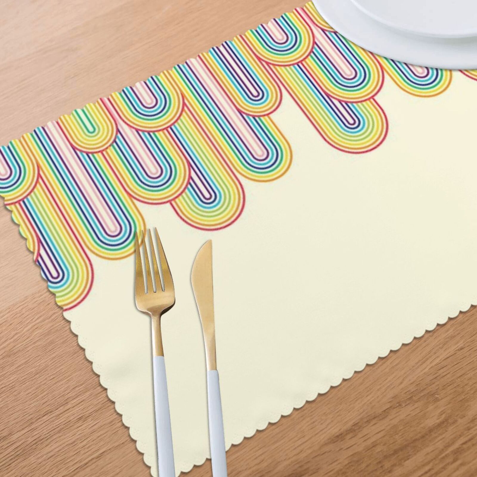 Oil-proof and heat-insulating plate mat 12x18in (6 pieces)