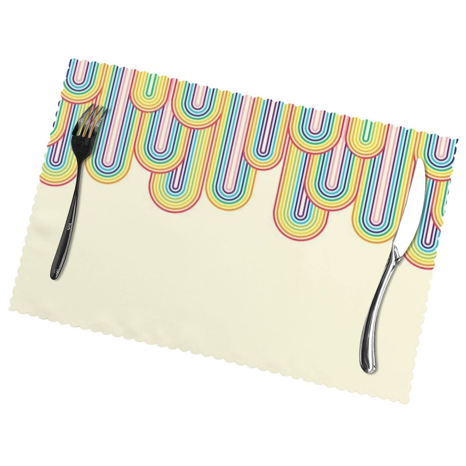 Oil-proof and heat-insulating plate mat 12x18in (6 pieces)
