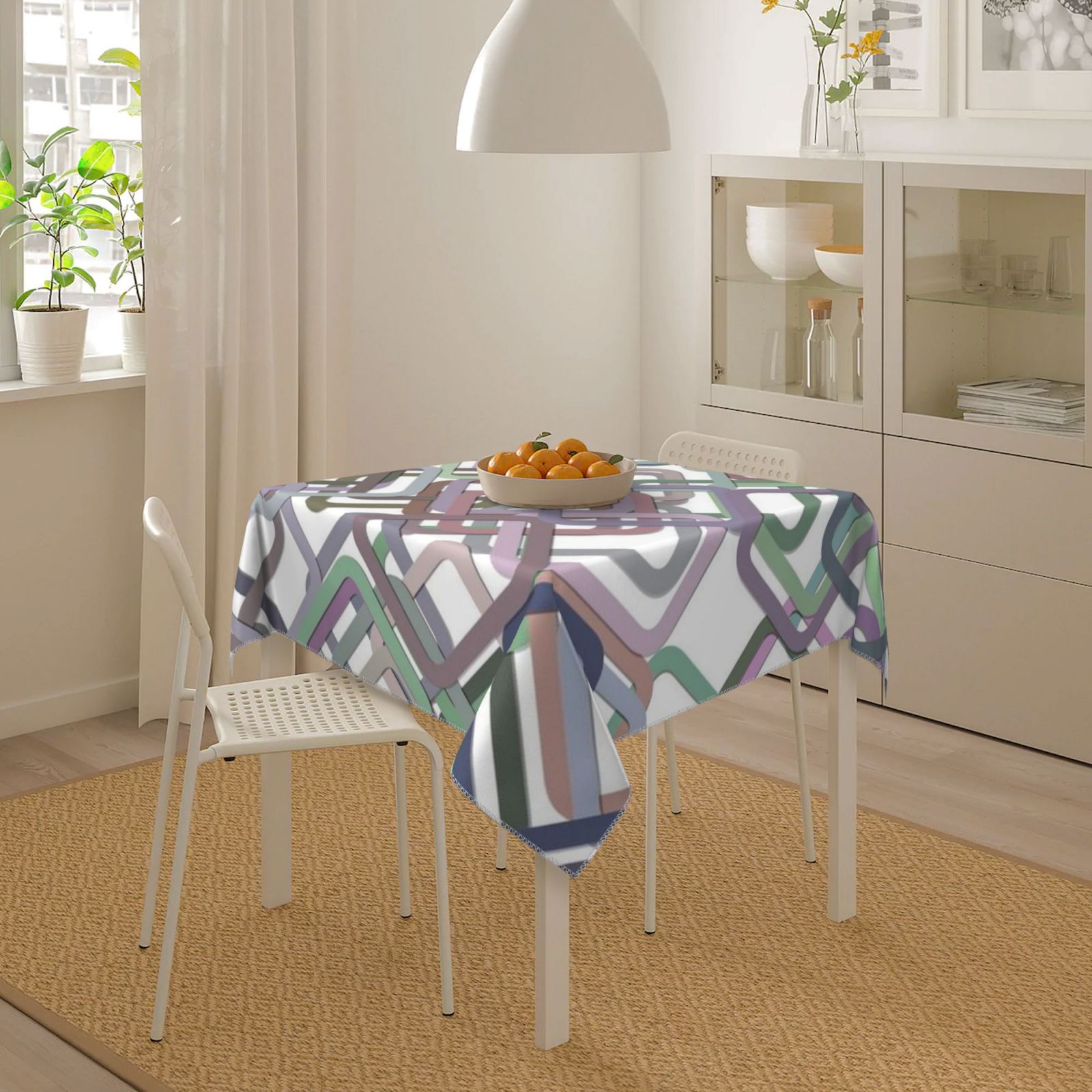Square tablecloth 55in