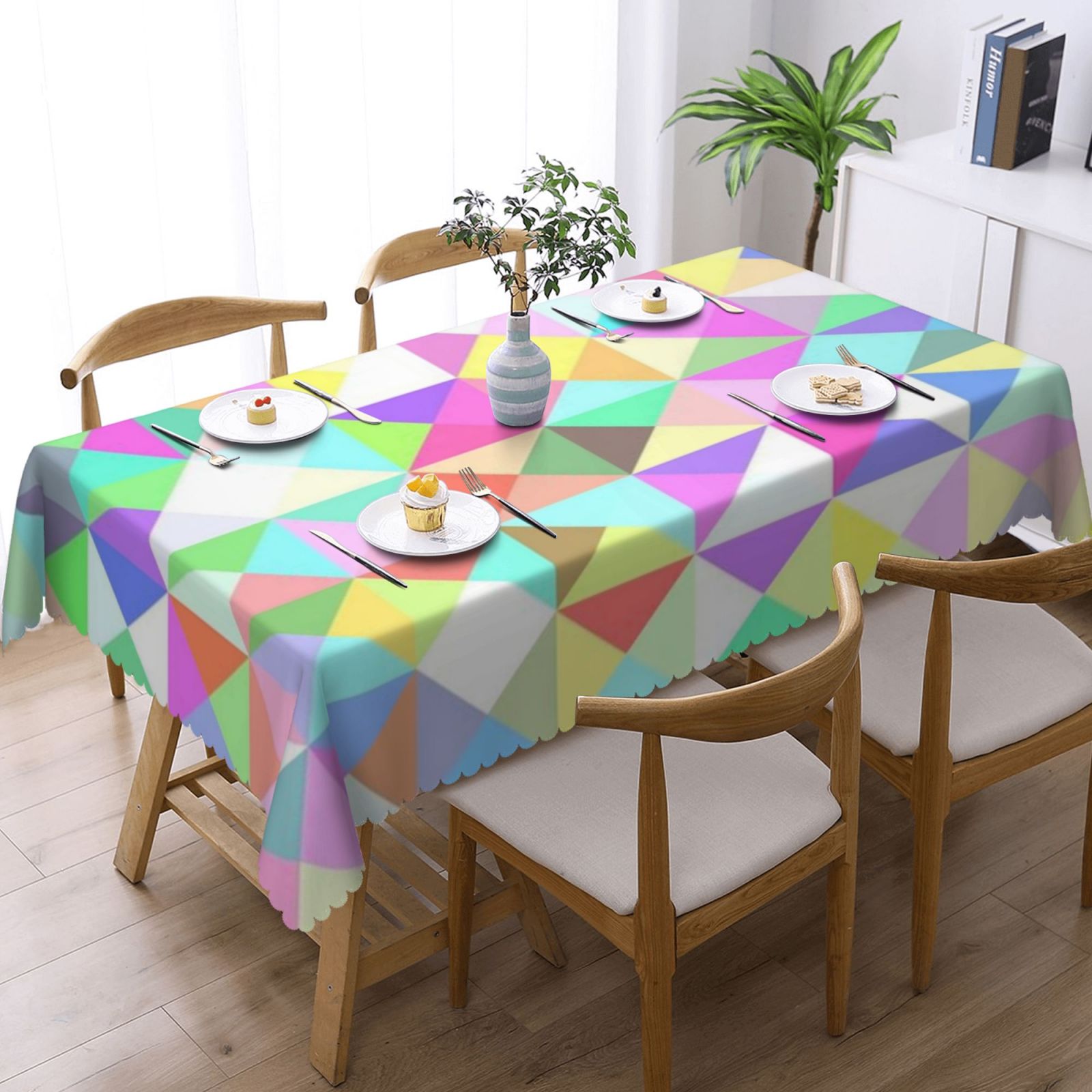 Square lace tablecloth 54x72in
