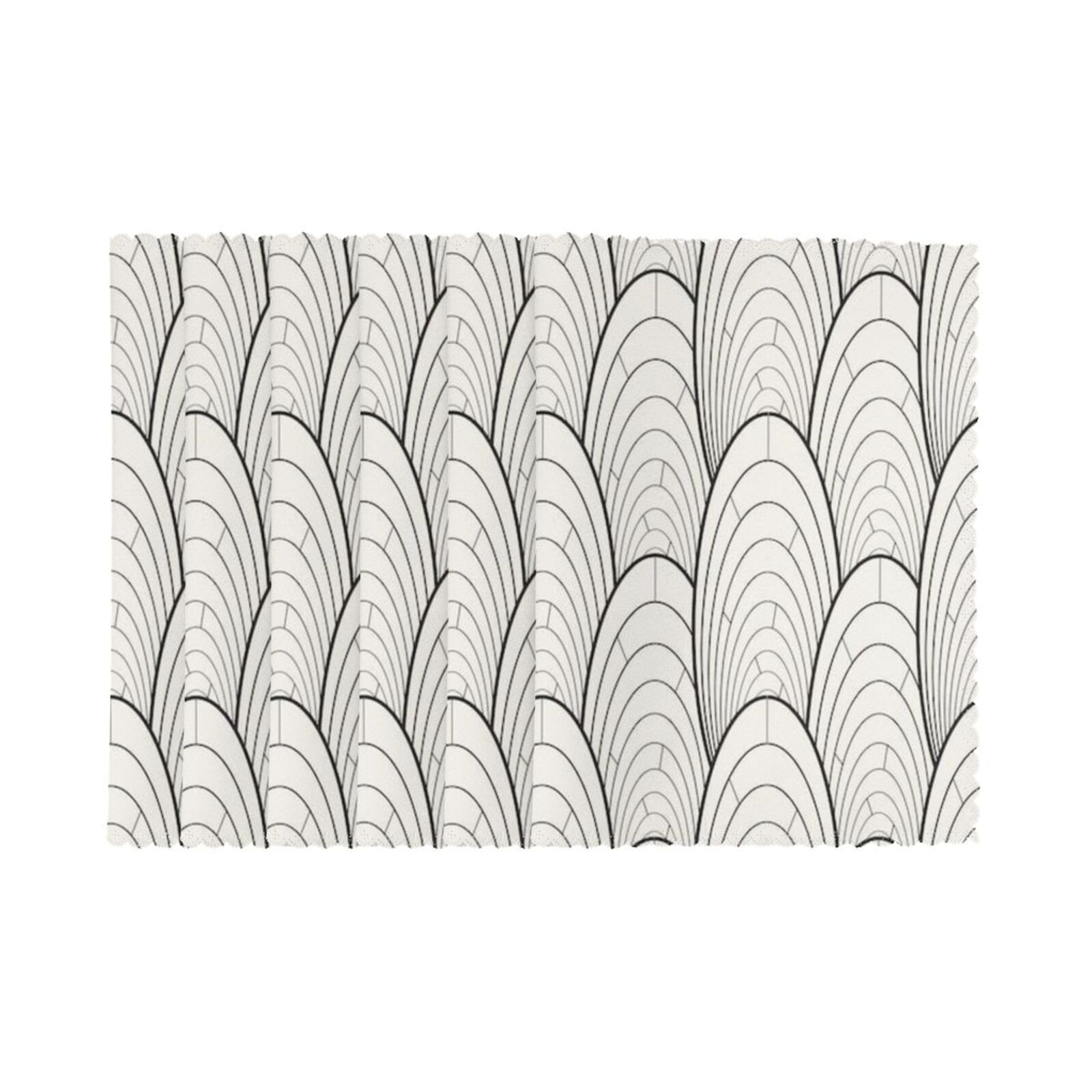 Oil-proof and heat-insulating plate mat 12x18in (6 pieces)