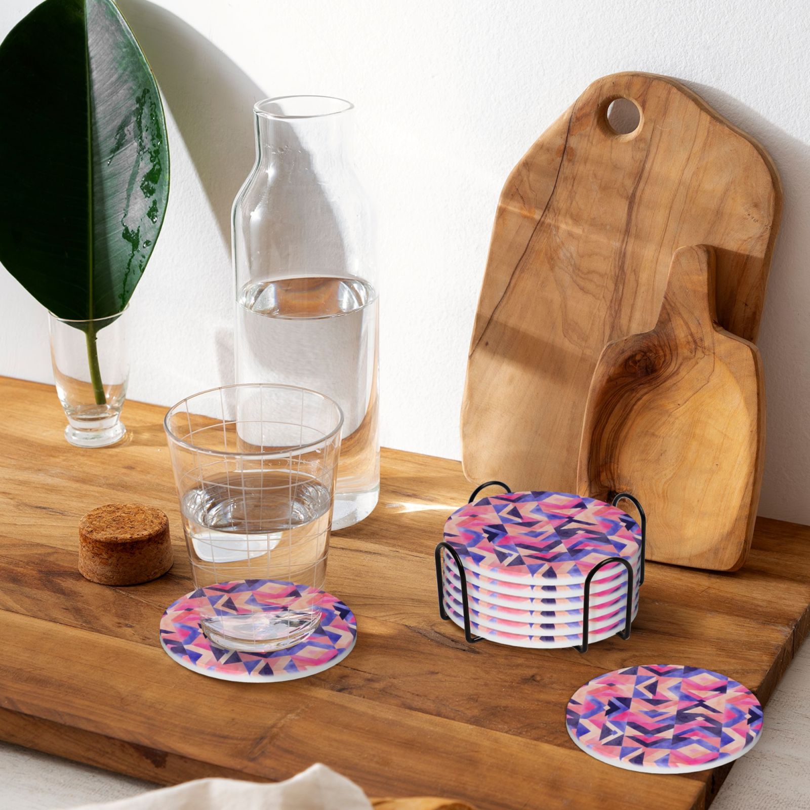 Ceramic coasters 6-pack